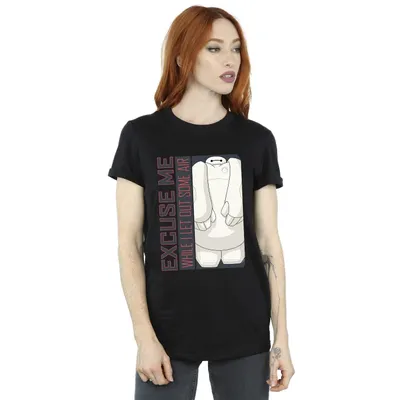 Produktbild von Disney - "Big Hero 6 Excuse Me Some Air" T-Shirt für Damen BI15690 (M) (Marineblau)