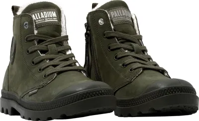 Image de Palladium Femme Botte à lacets Pampa HI ZIP WL gris