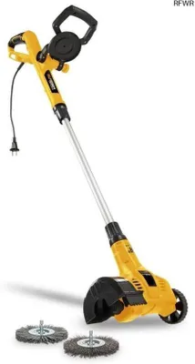 Obrázok produktu pre Elektrický odstraňovač burín s výkonom 400 W, s nylonovou a oceľovou kefa, s teleskopickou rukoväťou