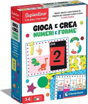 Obrázek produktu pro Clementoni Sapientino 16727, 3 rok/roky, Vícebarevný