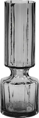 Produktbild von Broste Copenhagen Hyacint Vase Glas Smoked Pearl Clear 28,3 cm