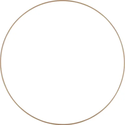 Produktbild von Metallring "Kreis", Goldfarben Ø 45 cm
