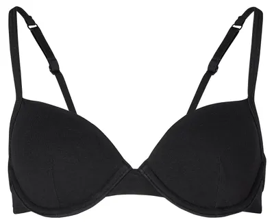 Zdjęcie produktu dla SKINY Girls padded bra, Pełne zakrycie, Czarny, Fiszbina, Monochromatyczny, Damski, Zapięcie na haczyk