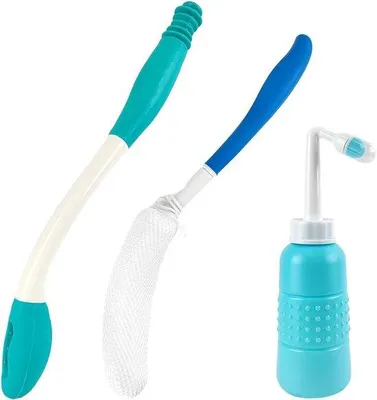 Produktbild von Famanu Toilethilfeset mit ergonomischem Design - 4-teilig