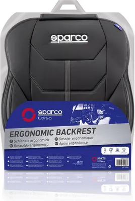 Produktbild von SPARCO SPCS414GR Universal Auto Sitzbezüge PVC Baumwolle Schwarz/Grau