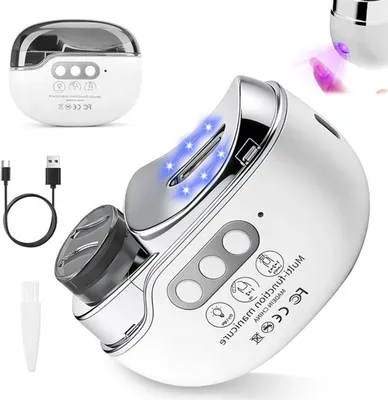 4-in-1 Elektrischer Nagelknipser mit verstellbarer Nagelfeile und Nagellampe für Kinder, Erwachsene und Senioren, ideal für