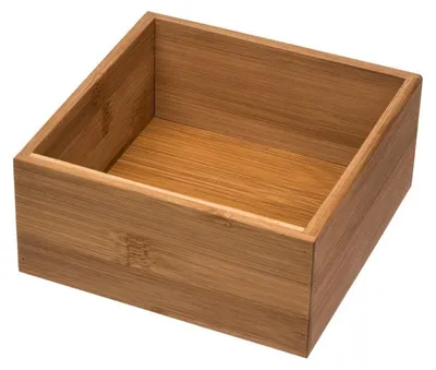 Obrázok produktu pre Bambusový úložný box, 15 x 15 cm