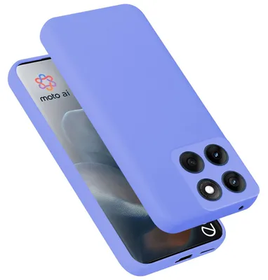 Produktbild von Cadorabo Hülle für Motorola Moto Edge 60 Fusion / Edge 60 Hülle Silikon Handyhülle Case aus flüssigem Silikon, Kratzfeste und stoßfeste Schutzhülle für Motorola Moto Edge 60 Fusion / Edge 60