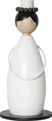 Produktbild von Star Trading 652-95, Leichte Dekorationsfigur, Weiß, IP20, Weiß, 1 Glühbirne(n), E14