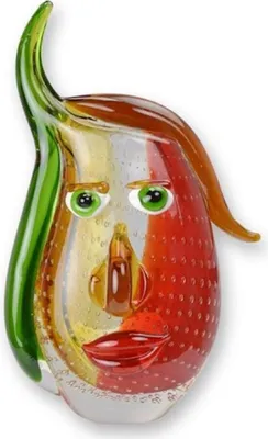 Abstrakte Luxus Designer Deko Vase Blumenvase Gesicht Abstract Luxury Designer Decorative Vase Flower Vase Face