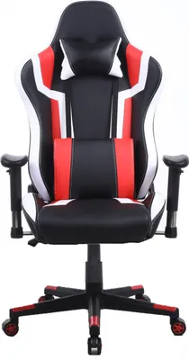 Produktbild von Gaming Stuhl Tornado Bürostuhl - ergonomisch verstellbar - Racing Gaming Stuhl - schwarz rot
