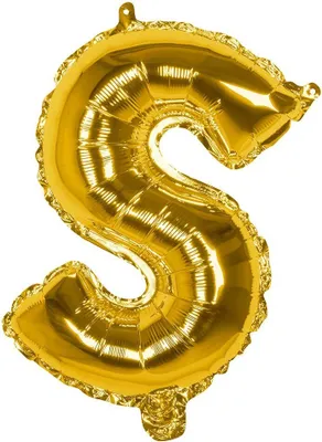 Produktbild von Folienballon S gold 36 cm