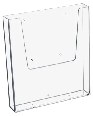 Produktbild von 5 Stück DIN A4 Hoch Wandprospekthalter / Prospekthalter / Prospektbox Wand Flyerhalter Flyerbox