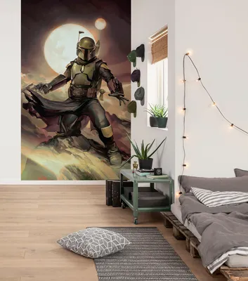 Produktbild von Komar Vlies Fototapete - Star Wars Boba Fett Epic - Größe 150 x 250 cm