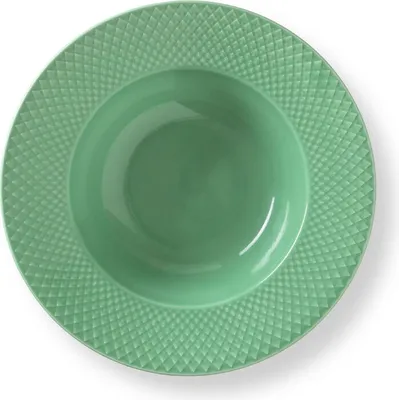 Immagine prodotto di Lyngby Porcelæn - Piatto colorato Rhombe Ø 24,5 cm, verde