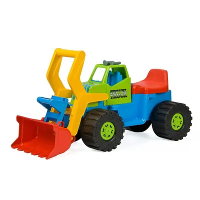 Obrázek produktu pro Dětské odrážedlo Bagr nakladač BAYO 74 cm modrý