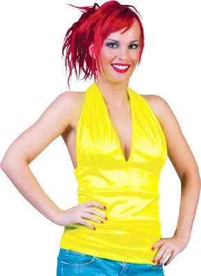 Produktbild von Disco Party Neckholder Top | Gelb