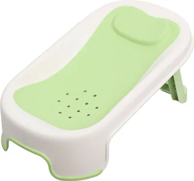 Immagine prodotto di Bagnetto per bambini con fori a rete, supporto antiscivolo per bagnetto per bambini, supporto per doccia per neonati per uso domestico, verde