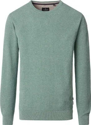 Immagine prodotto di CASAMODA Maglione da uomo a maniche lunghe, collo rotondo, vestibilità regolare, in cotone, verde, 4XL