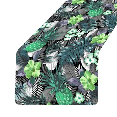 Produktbild von BERTONI Filz Tischläufer, Tischdecke mit Muster Bank Tischdekoration LAMBADA GREEN 95x33 cm