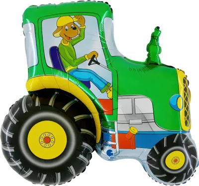 Produktbild von Shape Folienballon Traktor Grün 76 cm