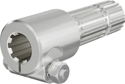 Produktbild von Zapfwelle, PTO 175 mm Buchse mit Keilwellenaufnahme 8-32x38x6 für Ausgangswelle 1 3/4" Z20 Traktor