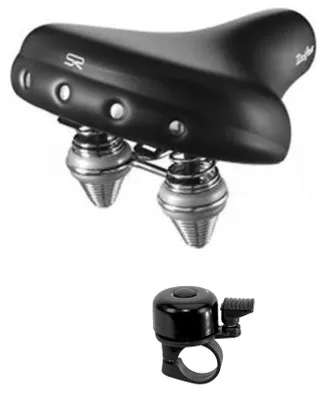 Image de Selle Royal « Drifter Gel » selle de vélo unisexe selle de vélo selle en gel avec sonnette