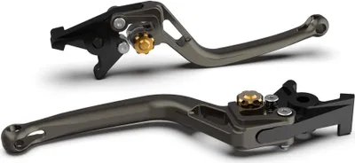 Produktbild von Kupplungshebel LSL BOW L67R mit ABE für KTM Duke R Adventure 790 ccm Bj. 2018 - 2019, Farbe Hebel:anthrazit, Farbe Versteller:gold
