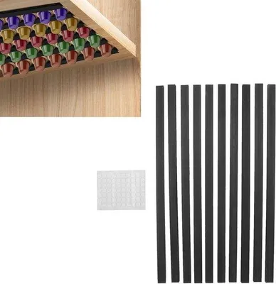 Image de Support pour capsules de café 54/72, autocollant, noir