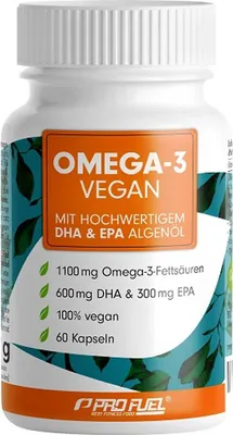 Produktbild von ProFuel Omega 3 - 60 Algenöl-Kapseln