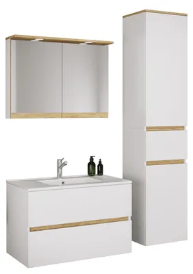 Obrázok produktu pre 4-dielna súprava kúpeľňového nábytku s umývadlom Cosila-I 81 cm