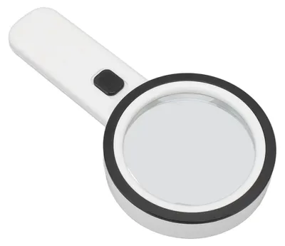 LED-Vergrößerungsglas 30x, 12 LED, tragbare Lupe für Senioren