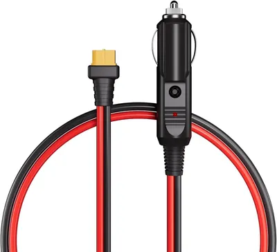 Produktbild von AFERIY XT60 Autoladekabel 3 m für Powerstation, KFZ-Ladekabel mit Zigarettenanzünder, 12V/24V Fahrzeug-Ladekabel