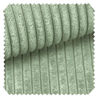 Produktbild von novely® PORTO - Polsterstoff in Breitcord-Optik - Ultraweicher Möbelstoff - Pflegeleichte Meterware 1 lfm - Farbe: 47 Pastellgrün