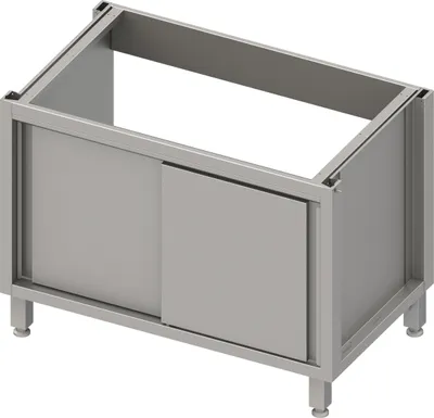 Produktbild von Spülenunterschrank Boxversion 2.0, für Beine/Sockelrahmen, mit Schiebetüren 1400x540x660 mm