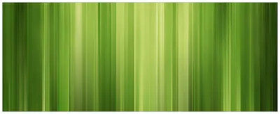 Produktbild von Wallario Premium Glasbild, freischwebende Optik, kräftige Farben, Größe 80 x 32 cm Motiv Grün und schwarz gestreift - Abstraktes Streifenmuster