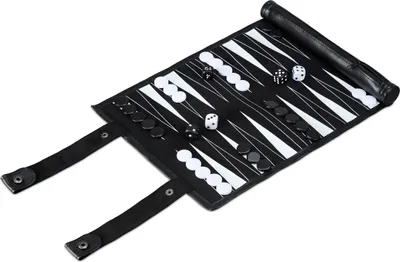 Produktbild von relaxdays Backgammon na válcování