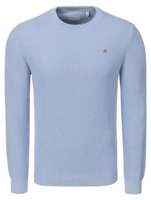 Immagine prodotto di GANT, maglia girocollo in cotone microtesturizzato