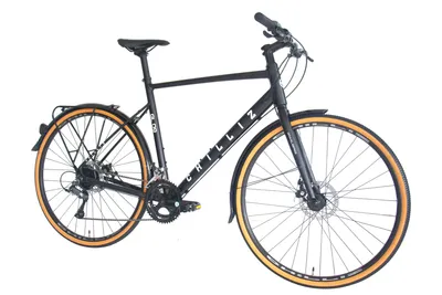 Produktbild von CHILLIZ Gravelbike 28 Zoll GL.09 schwarz-matt Rahmenhöhe 57 cm Damen Herren 16 Gänge mech. Scheibenbremse Schutzbleche