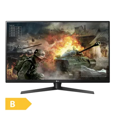Produktbild von LG 32GK850G-B, 80 cm (31.5"), 2560 x 1440 Pixel, Quad HD, LED, 5 ms, Schwarz, Rot