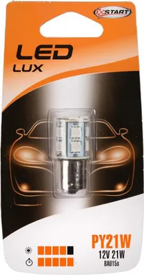 Produktbild von START PY21W Einzellampe 13 orange LEDs für Autolichter 12V 21W BAU15s