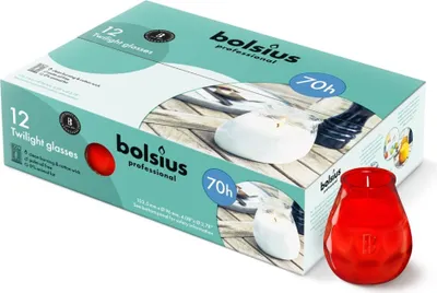 Obrázok produktu pre Bolsius Twilight červená (12 ks)