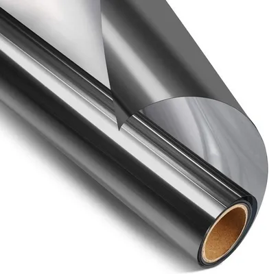Obrázok produktu pre Odrazová okenná fólia, tieniaca zrkadlová fólia 90 x 200 cm Čierna