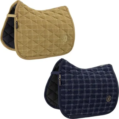 Produktbild von Eskadron Heritage Schabracke " BOUCLÉ EMBLEM " Form - Dressur Farbe - cardamom
