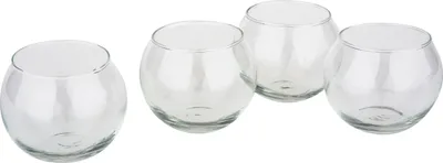Produktbild von VBS Teelichtglas "Bowl", Ø 6,7 cm, 4 Stück
