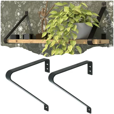 Produktbild von Regalträger für Wandregale, V 250 x 220 x 25 mm, 2 Stück