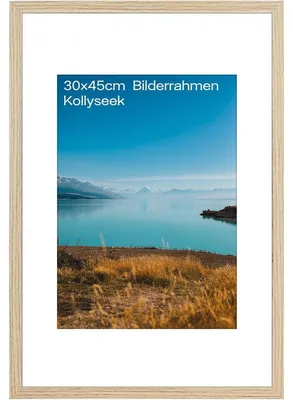 Produktbild von Bilderrahmen 30x45 cm MDF mit Acrylglas zum Hängen und Stellen