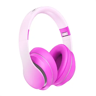 Produktbild von AngelTech Kinderkopfhörer Over-Ear – Bluetooth Kopfhörer für Kinder – Lautstärkebegrenzt – Kabellos – 20 Std. Akkulaufzeit – Rosa, KI-generiertes Bild