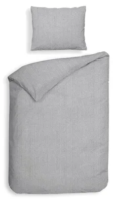 Produktbild von Heckettlane Light-Grey Bettbezug Spina Hergestellt aus 100% Baumwoll-Flanell