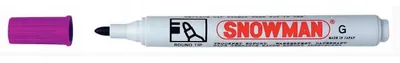 Produktbild von Snowman Permanentmarker wasserfest, lila